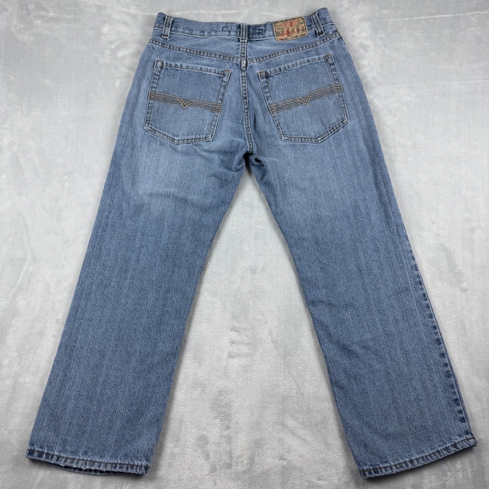 Vintage Y2K Zeep World Classic Denim Men's Blue Jeans Relaxed 100% Cotton 34x30 - Picture 2 of 13